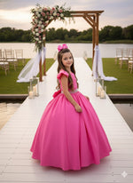 Vestido Ysa Kids Ariane Longo Rosa Chiclete