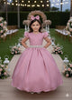 Vestido Infantil Ysa Ariane Longo Rosê