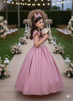 Vestido Ysa Kids Ariane Longo Rosê