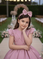Vestido Ysa Kids Ariane Longo Rosê