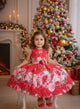 Vestido Marie Natalia Flores Vermelho - Natal