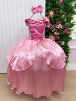 Fantasia Princesa Belli Longa Princesa Rosa - Modelo 3