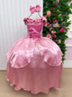 Fantasia Princesa Belli Longa Princesa Rosa - Modelo 3