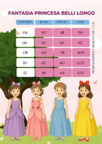Fantasia Princesa Belli Longa Princesa Rosa - Modelo 3