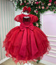 Vestido Bella Child Lavínia Vermelho