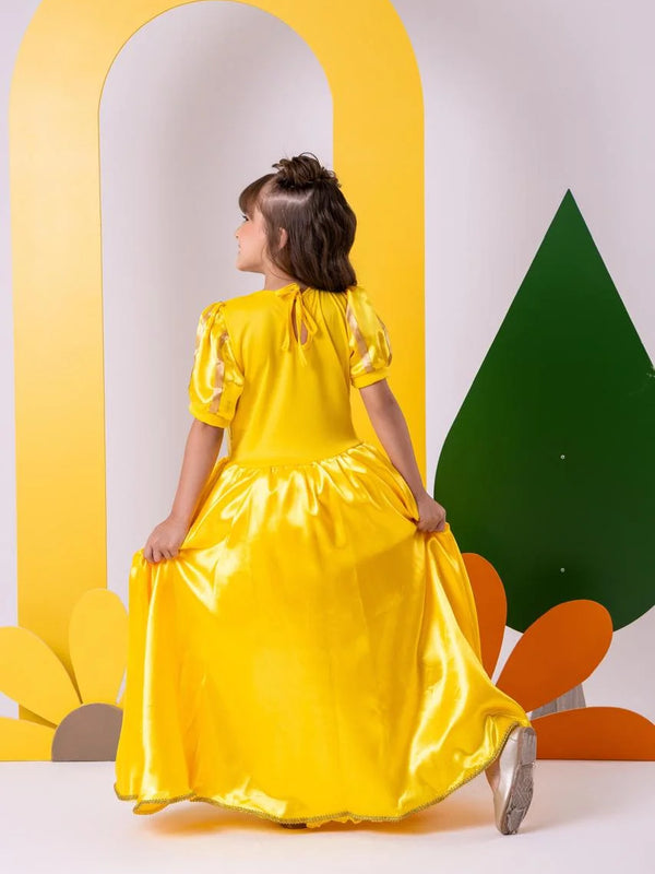Fantasia Princesa Belli Princesa Amarela Longa Modelo 3