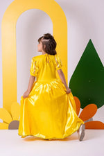 Fantasia Princesa Belli Princesa Amarela Longa Modelo 3