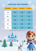 Fantasia Princesa Belli Frozen + Saiote