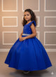 Vestido Ysa Kids Ariane Longo Azul Royal
