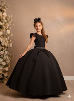 Vestido Ysa Kids Ariane Longo Preto