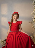 Vestido Ysa Kids Ariane Longo Vermelho