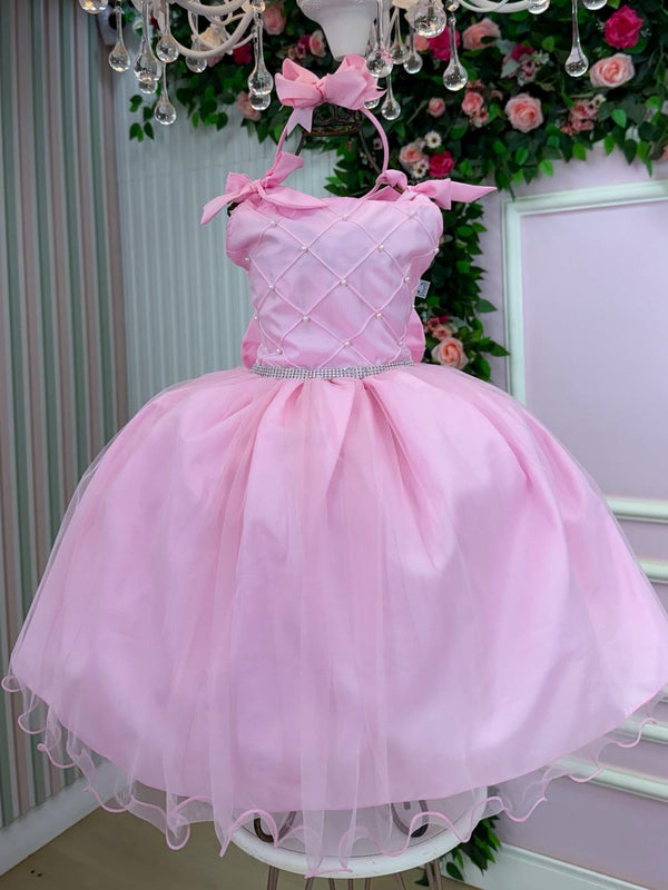 Vestido Marie Mariely Rosa Bebe