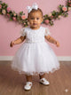 Vestido Menina Bonita Bebe Ana Sofia Branco