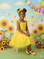 Vestido Marie Mariely Amarelo