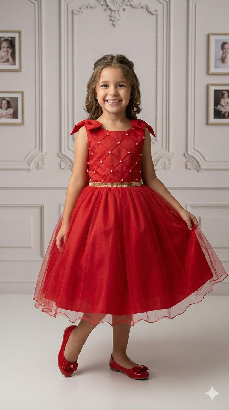 Vestido Marie Mariely Vermelho