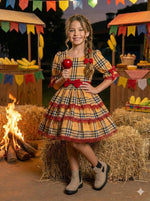 Vestido Junino Banana Club Encanto Caipira