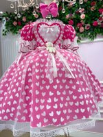 Vestido Marie Junino Luxo Ursinho do Sertão Pink