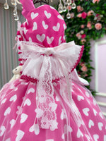 Vestido Marie Junino Luxo Ursinho do Sertão Pink