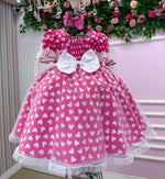 Vestido Marie Junino Luxo Ursinho do Sertão Pink
