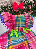 Vestido Junino Banana Club Luxo Quermesse do Encanto