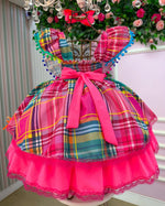 Vestido Junino Banana Club Luxo Quermesse do Encanto