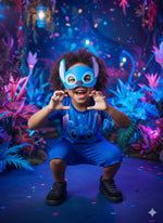Fantasia Menino Stitch Azul