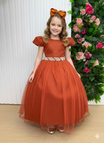 Vestido Marie Longo Heloisa Terracota