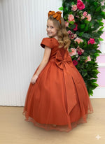 Vestido Marie Longo Heloisa Terracota