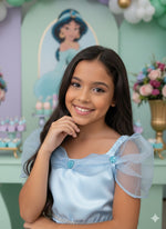 Fantasia Princesa Belli Princesa Jasmine Azul Bebe
