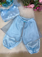Fantasia Princesa Belli Princesa Jasmine Azul Bebe