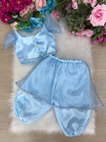 Fantasia Princesa Belli Princesa Jasmine Azul Bebe
