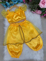 Fantasia Princesa Belli Princesa Jasmine Amarela Modelo 2