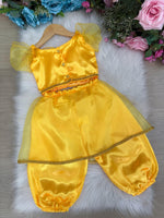 Fantasia Princesa Belli Princesa Jasmine Amarela Modelo 2