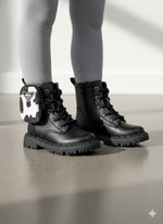Bota\Coturno Nilqi Mimosa Preto
