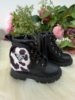 Bota\Coturno Nilqi Mimosa Preto