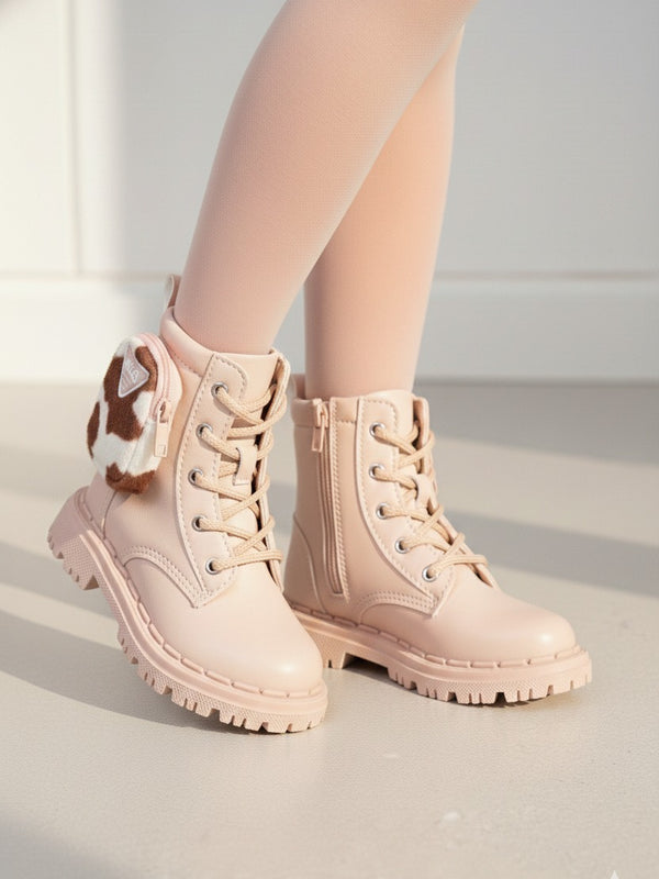 Bota\Coturno Nilqi Mimosa Rose