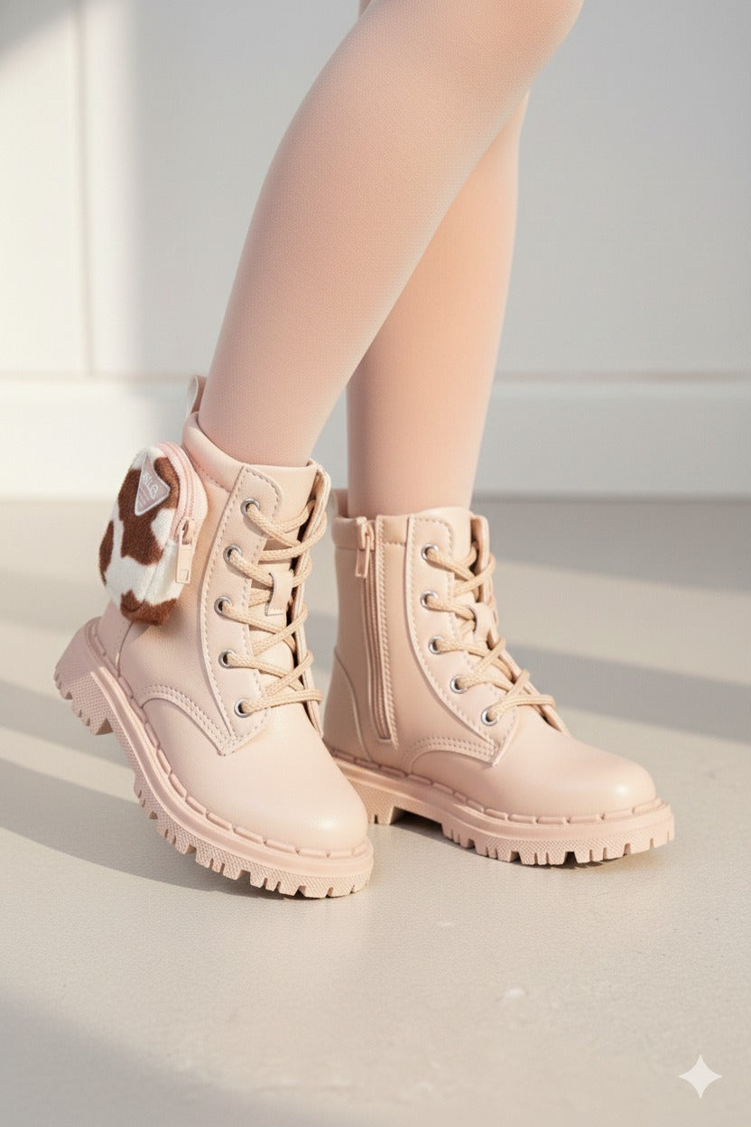 Bota\Coturno Nilqi Mimosa Rose