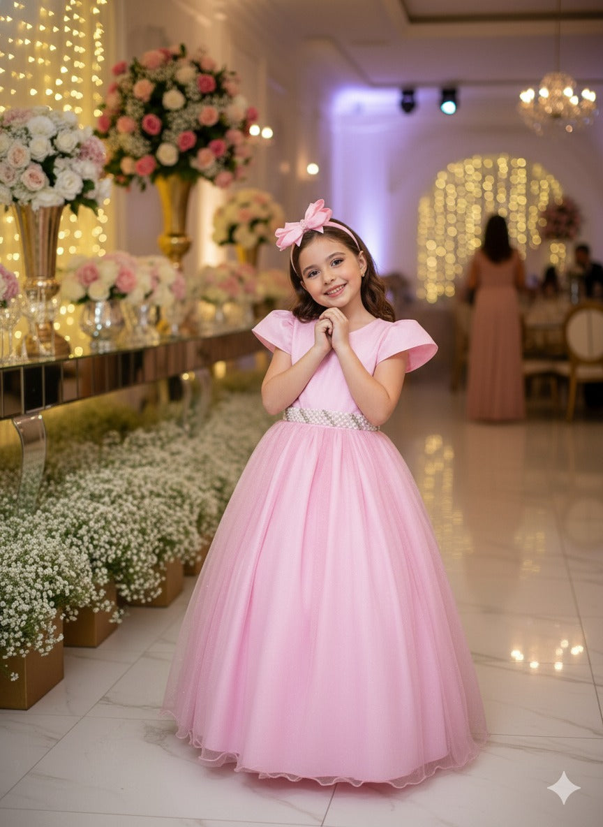 Vestido Marie Longo Heloisa Rosa Bebe