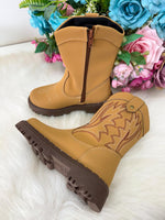 Bota Texana Masculina Nilqi Country Mostarda