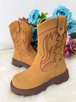 Bota Texana Masculina Nilqi Country Mostarda