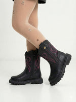 Bota\Coturno Nilqi Bella Preto