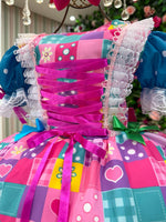 Vestido Marie Junino Luxo Quermesse Luz do Interior
