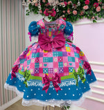 Vestido Marie Junino Luxo Quermesse Luz do Interior