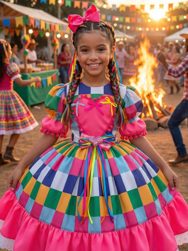 Vestido Marie Junino Quermesse do Interior