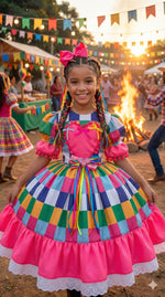 Vestido Marie Junino Quermesse do Interior