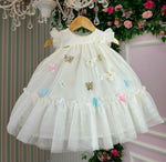 Vestido Vila Lele Jardim das Borboletas Baby Liz