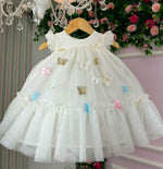 Vestido Vila Lele Jardim das Borboletas Baby Liz