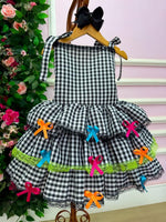 Vestido Banana Club Luxo Arraia do Chamego Preto