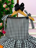 Vestido Banana Club Luxo Arraia do Chamego Preto