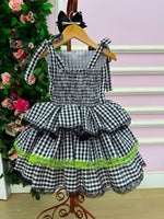 Vestido Banana Club Luxo Arraia do Chamego Preto